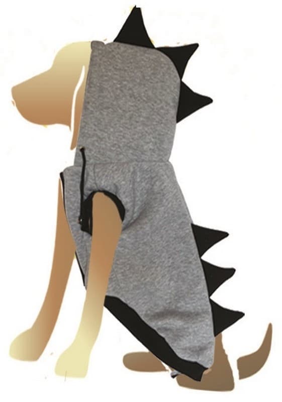Ubranko dla psa PCHEŁKA-BLUZA T-REX POPIEL roz. XXL